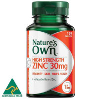 Sariling Mataas na Lakas ng Kalikasan Zinc 30mg 120 Tablet